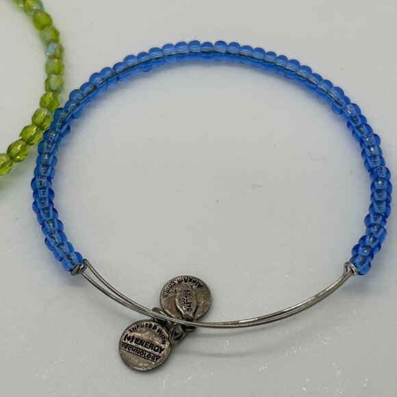 Lot Of 6 Alex & Ani Silver-Tone Bracelets 3 Charm & 3 Beaded Designs - Picture 16 of 16